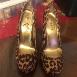 Leopard heels